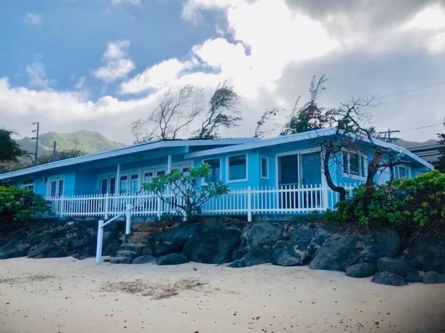 Moeʻuhane Kai Beach Front Home Hau'ula Eksteriør billede