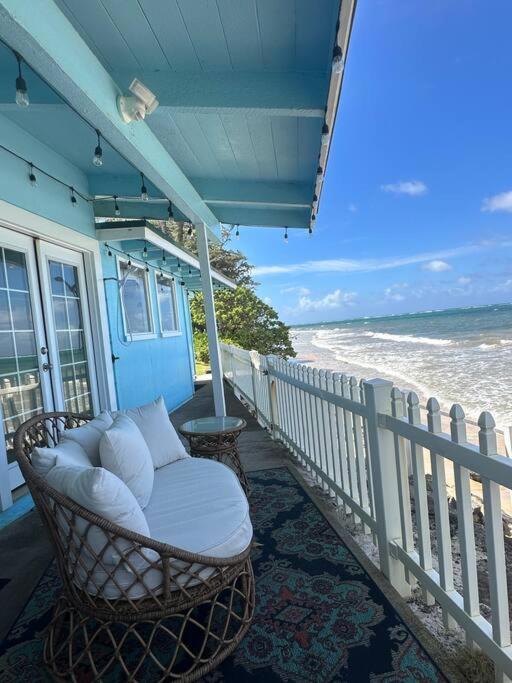 Moeʻuhane Kai Beach Front Home Hau'ula Eksteriør billede