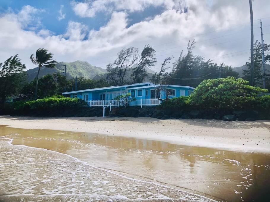 Moeʻuhane Kai Beach Front Home Hau'ula Eksteriør billede